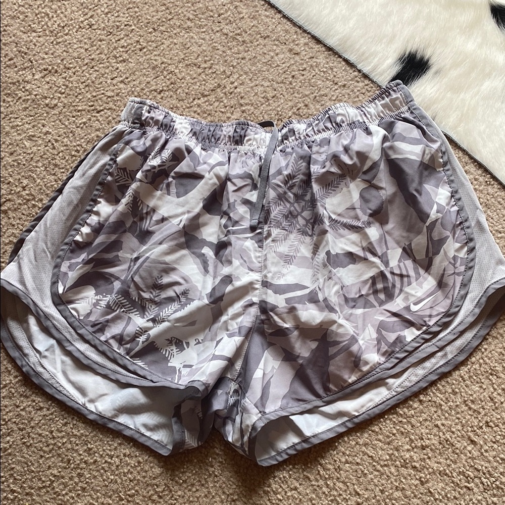 Nike Gray Athletic Shorts Lightweight Reflective
